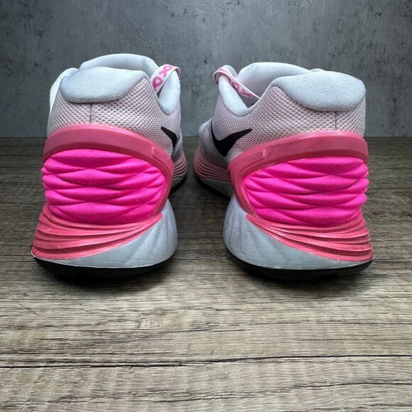 Nike~Women's~Lunar glide 6 Pink/White Running Shoe (654434-106)~Size 7.5 - Picture 4 of 8